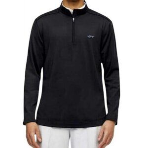 Greg Norman Men's Black Half-Zip Sweater size Large